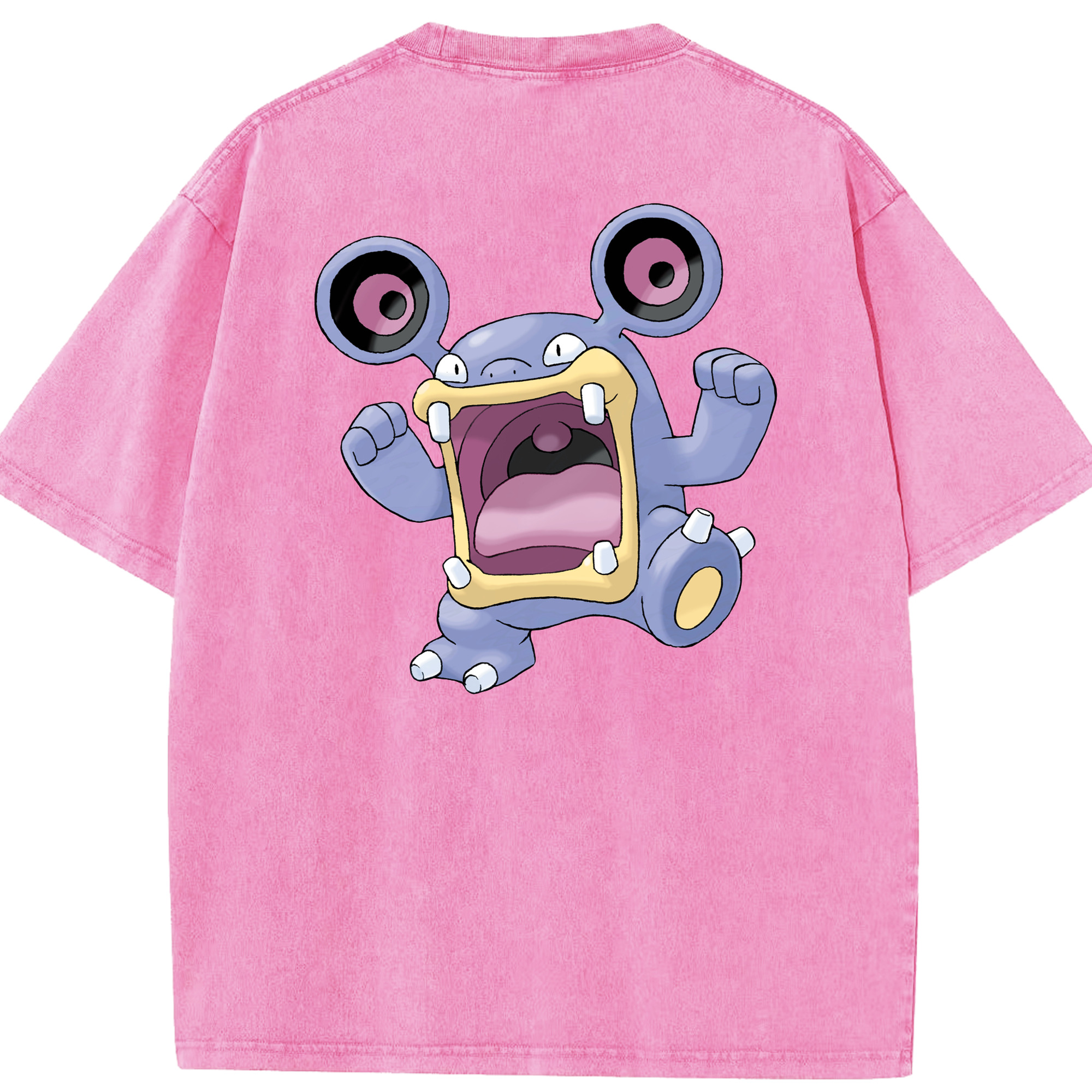 （画像用） ポケットモンスター Pokémon 綿100% ヴィンテージ風 半袖Tシャツ（背面プリント）